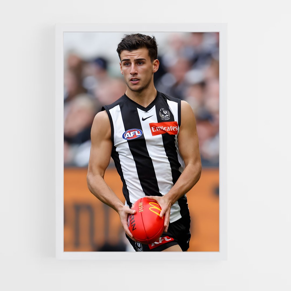 Poster La Passione Rouge – affiche Football australien (vue 3)